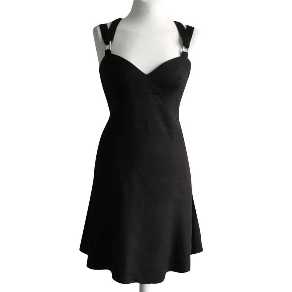 OSCAR DE LA RENTA A-line chiffon cocktail